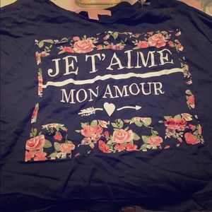 It’s a half shirt & also short sleeve